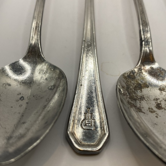 International Silver Co silver plated ice tea spoons set of 8 need polishing VTG - Picture 3 of 12